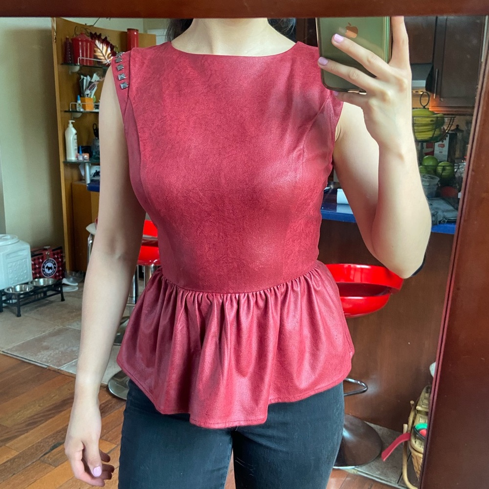Size small, vegan leather, brand new.